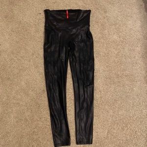 Spanx faux leather leggings